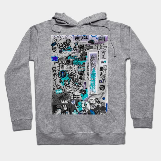 Graffiti Design NYC Street Art Style Hoodie by eleonoraingrid